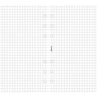   Kalendárium betét, jegyzetlap, A5, kockás, FILOFAX, fehér