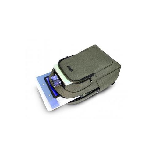 Notebook hátizsák, 15,6", URBAN FACTORY "CYCLEE CITY ECO", khaki