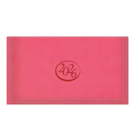   Zsebnaptár, fekvő elrendezésű, TOPTIMER, "Ace", korallpiros