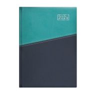   Naptár, tervező, B5, heti, TOPTIMER "Duplex", türkiz-kék