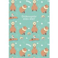   Diáknaptár, 2026/2027 tanév, B6, heti, TOPTIMER, "Capibara"