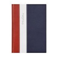   Naptár, tervező, B5, heti, TOPTIMER "Fashion", bordó-fehér-kék