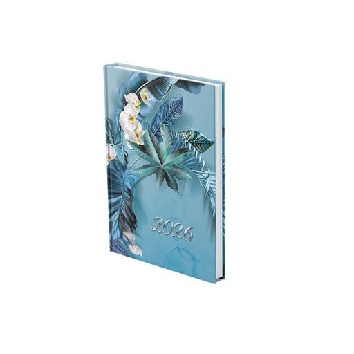 Naptár, tervező, A5, heti, TOPTIMER "Joy", türkiz