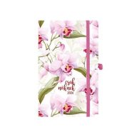   Naptár, tervező, A5, heti, TOPTIMER, "Csak Nőknek", orchidea