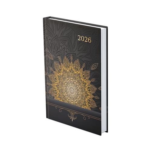 Naptár, tervező, A5, napi, TOPTIMER, "Joy", mandala