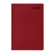   Naptár, tervező, B5, heti, TOPTIMER, "Queen" bordó