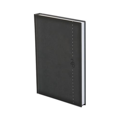 Naptár, tervező, B5, heti, TOPTIMER "Linea", sötétszürke