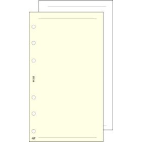   Kalendárium betét, jegyzetlap, "L", sima, SATURNUS, chamois