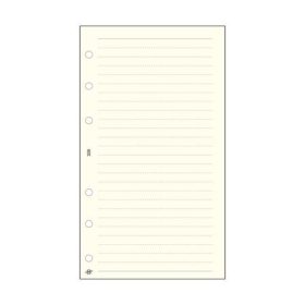   Kalendárium betét, jegyzetlap, "L", vonalas, SATURNUS, chamois