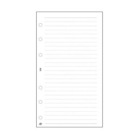   Kalendárium betét, jegyzetlap, "L", vonalas, SATURNUS, fehér