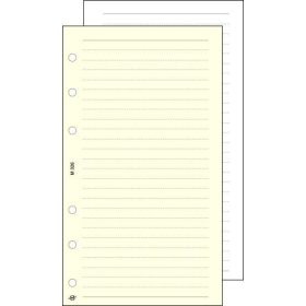   Kalendárium betét, jegyzetlap, "L", vonalas, SATURNUS, chamois