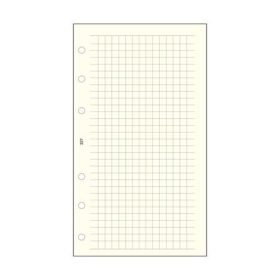   Kalendárium betét, jegyzetlap, "L", kockás, SATURNUS, chamois