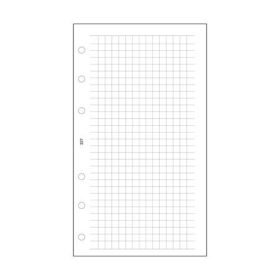   Kalendárium betét, jegyzetlap, "L", kockás, SATURNUS, fehér