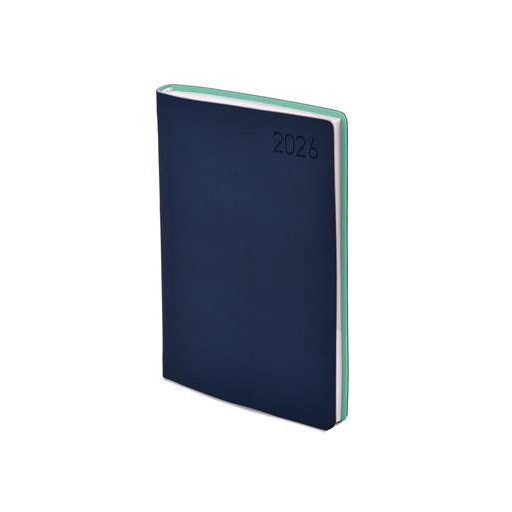 Naptár, tervező, A5, napi, TOPTIMER "Madeira", kék-türkiz