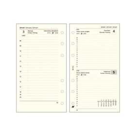   Kalendárium betét, tervező, napi, "M", SATURNUS, chamois 2025