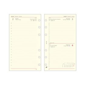   Kalendárium betét, tervező, napi, "M", SATURNUS, chamois 2026