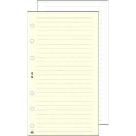   Kalendárium betét, jegyzetlap, "M", vonalas, SATURNUS, chamois