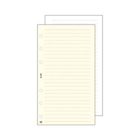   Kalendárium betét, jegyzetlap, "M", vonalas, SATURNUS, fehér