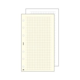   Kalendárium betét, jegyzetlap, "M", kockás, SATURNUS, fehér