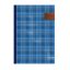 Jegyzetfüzet, A5, vonalas, 96 lap, TOPTIMER "Notes", kék skótkockás