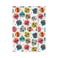 Gumis mappa, karton, A4, OPTISCHOOL "Skull"