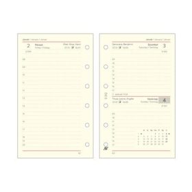   Kalendárium betét, tervező, napi, "S", SATURNUS, chamois 2026