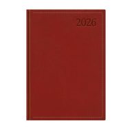   Naptár, tervező, A4, heti, TOPTIMER "Traditional", bordó