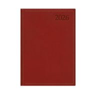   Naptár, tervező, B5, heti, TOPTIMER "Traditional", bordó