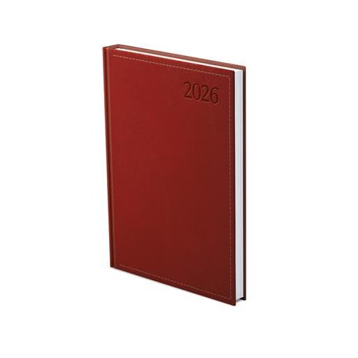 Naptár, tervező, B5, heti, TOPTIMER "Traditional", bordó