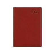   Naptár, tervező, B6, napi, TOPTIMER "Traditional", bordó