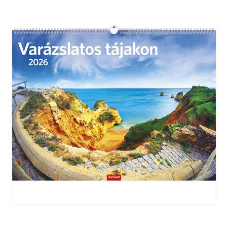Naptár, fali, TOPTIMER, "Varázslatos tájakon"