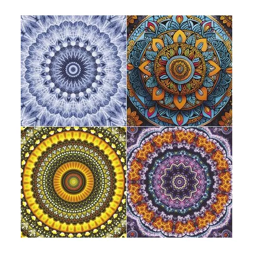 Naptár, fali, TOPTIMER "Mandala"