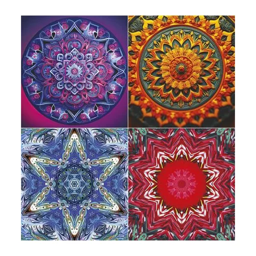 Naptár, fali, TOPTIMER "Mandala"