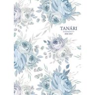   Tanári zsebkönyv, 2026/2027 tanév, A5, heti, TOPTIMER, "Kék virág"