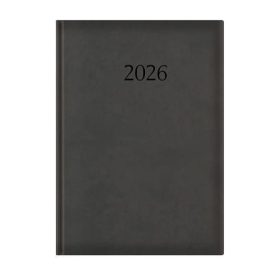   Naptár, tervező, A4, napi, TOPTIMER "Wide", fekete