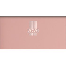   Zsebnaptár, fekvő elrendezésű, DAYLINER, "MyPastel", púder