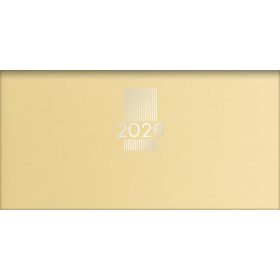   Zsebnaptár, fekvő elrendezésű, DAYLINER, "MyPastel", sárga