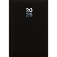   Naptár, tervező, A5, heti, DAYLINER, "Pannon", fekete