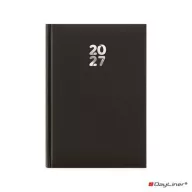   Naptár, tervező, A5, heti, DAYLINER, "Pannon", fekete