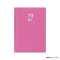   Naptár, tervező, A5, heti, DAYLINER, "Pannon", fuchsia