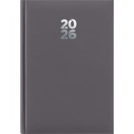   Naptár, tervező, A5, heti, DAYLINER, "Pannon", szürke