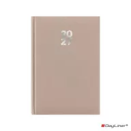   Naptár, tervező, A5, napi, DAYLINER, "Pannon", natúr