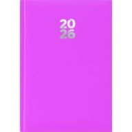   Naptár, tervező, A5, napi, DAYLINER, "Pannon", fuchsia