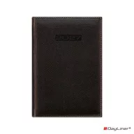   Naptár, tervező, A5, napi, DAYLINER, "Sherwood", fekete