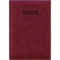   Naptár, tervező, B5, heti, DAYLINER, "Sherwood", barnásvörös