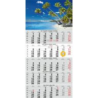 Naptár, speditőr, öt hónapos, egy tömbös, DAYLINER