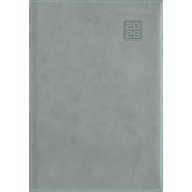   Naptár, tervező, B5, heti, DAYLINER "Square", szürkéskék