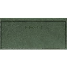   Zsebnaptár, fekvő elrendezésű, DAYLINER, "Sherwood", zöld