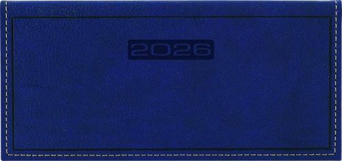 Zsebnaptár, fekvő elrendezésű, DAYLINER, "Sherwood", kék