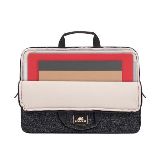 Notebook táska, 15,6", vezeték nélküli egérrel, RIVACASE "Anvik 7916", fekete